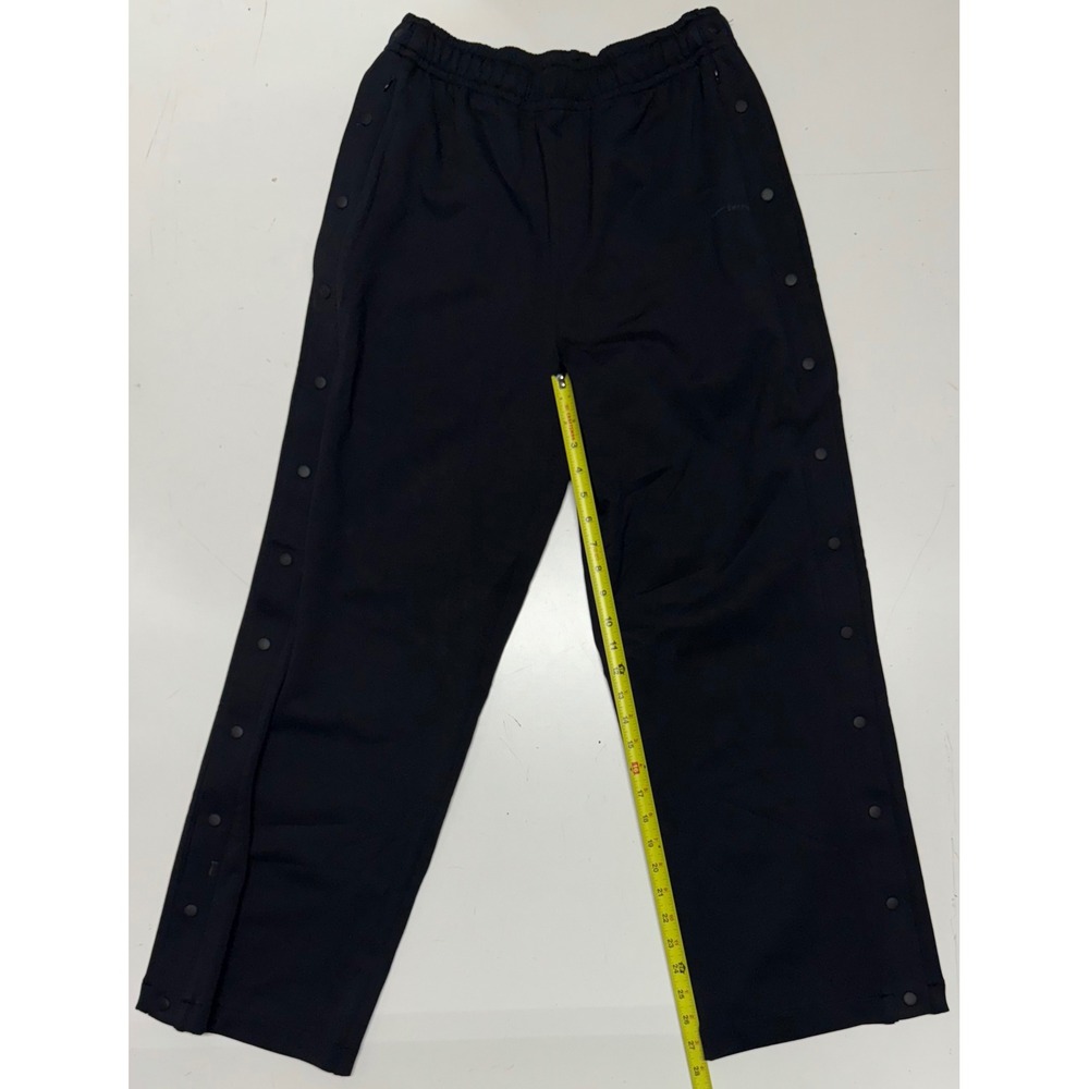 NikeSKIMS Matte Tricot Side Snap Track Pants Black Athletic Womens Medium NWOT